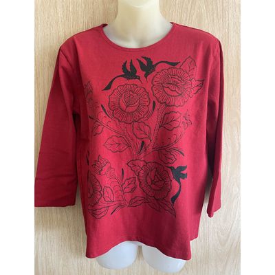 Sabaku Women's 3/4 Slv Best Tee, Michoacan