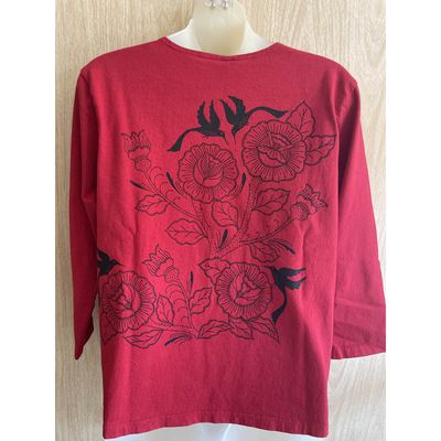 Sabaku Women's 3/4 Slv Best Tee, Michoacan