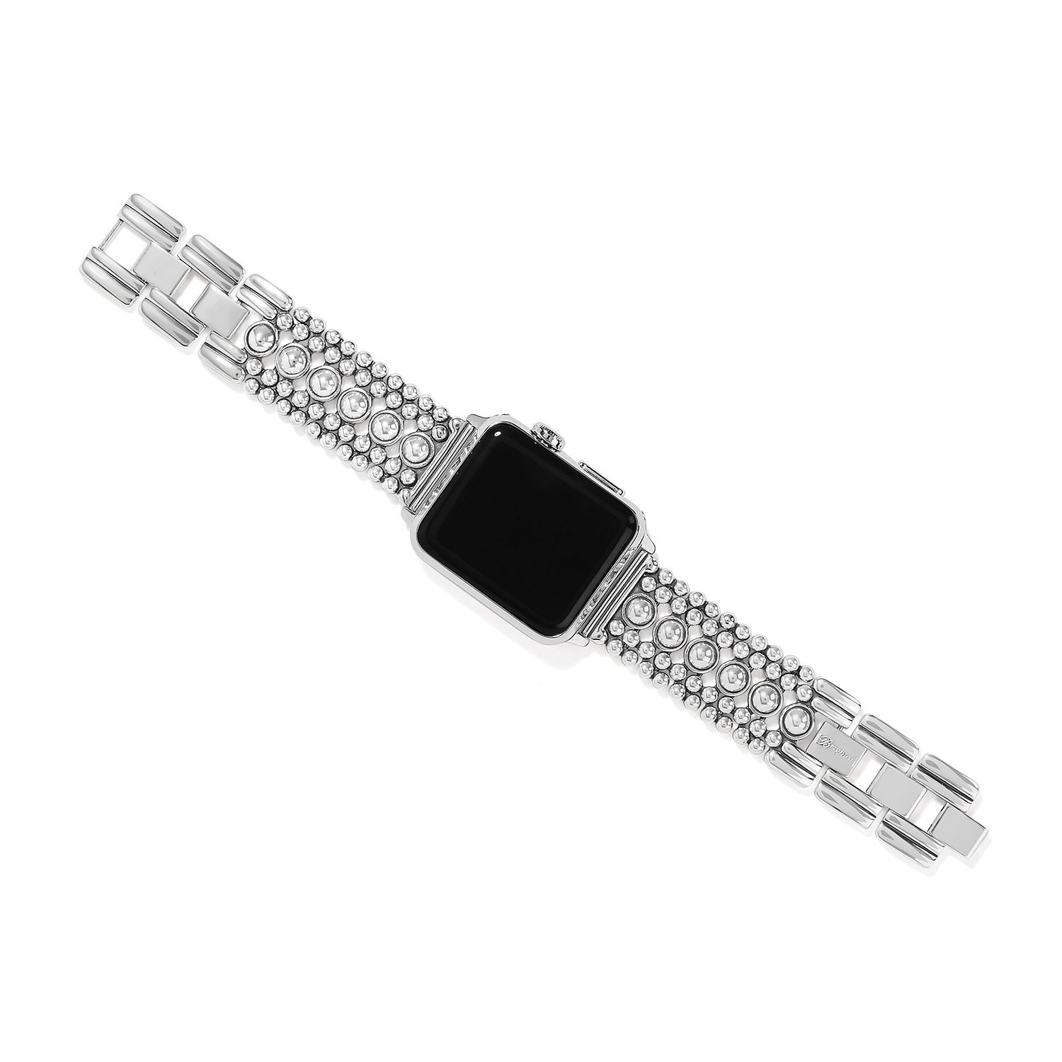 Brighton Pretty Tough Watch Band, Color: Silver