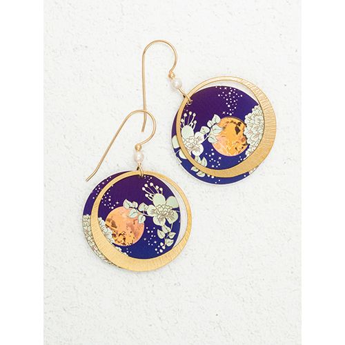 Holly Yashi Luna Earrings, Color: Blue Moon