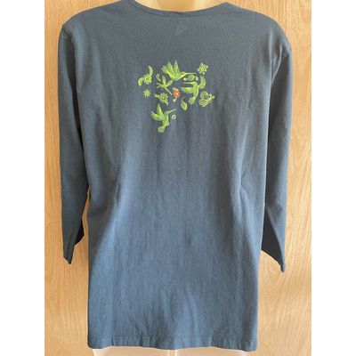 Sabaku Women's 3/4 Sleeve Top, Imaginary Desert