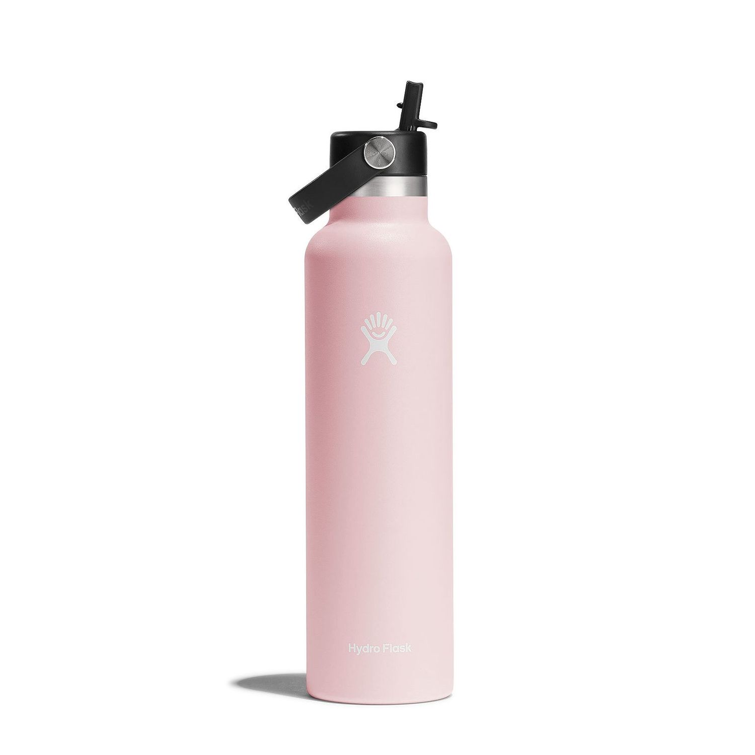 24 Oz Standard Mouth Hydro Flask w/Flex Straw Cap, Color: Trillium