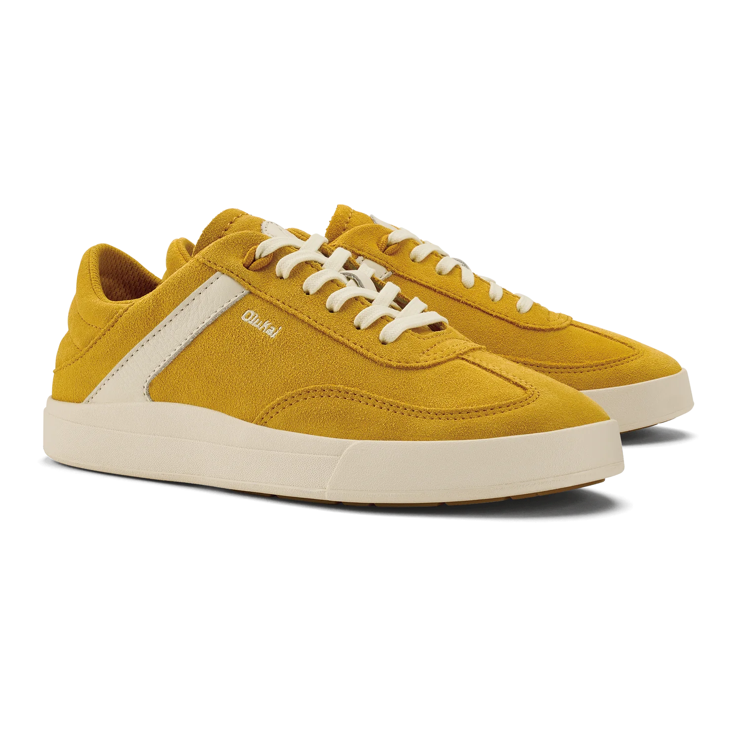 Olukai Ha'Upu Women's Shoes, Color: Mustard / Off White, Size: 6