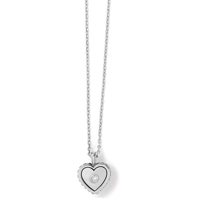 Brighton Pretty Tough Bold Heart Petite Heart Necklace