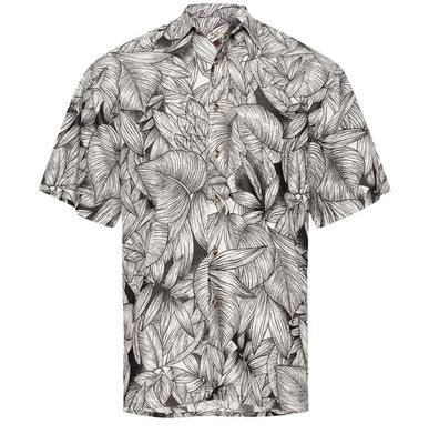 Grenada Leaves Cotton Modal Print Men's Shirt