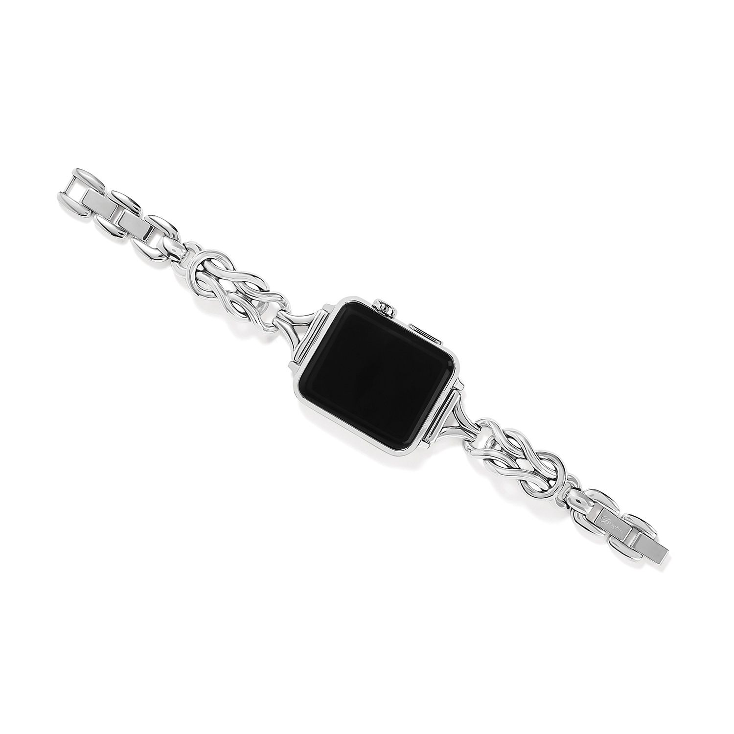 Brighton Interlok Harmony Watch Band, Color: Silver