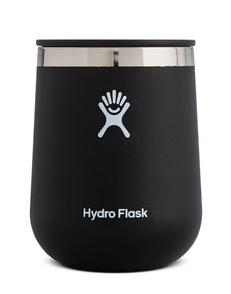 10 Oz Wine Tumbler, Hydro Flask, Color: Black