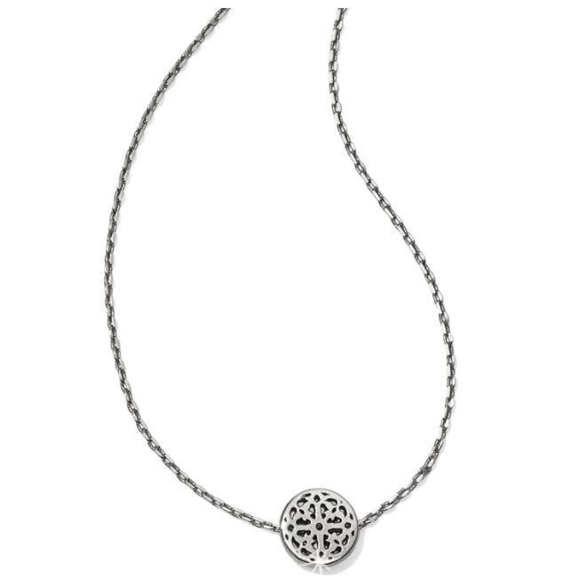 Brighton Ferrara Mini Necklace, Color: Silver