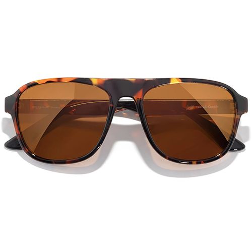 Sunski Shoreline Sunglasses, Frame Color: Tortoise, Lens Color: Bronze
