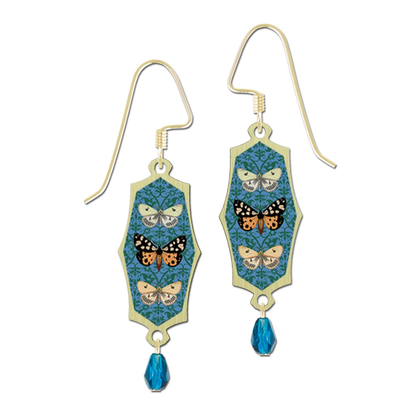 Butterfly Trio-LT Earrings, Color: Gold