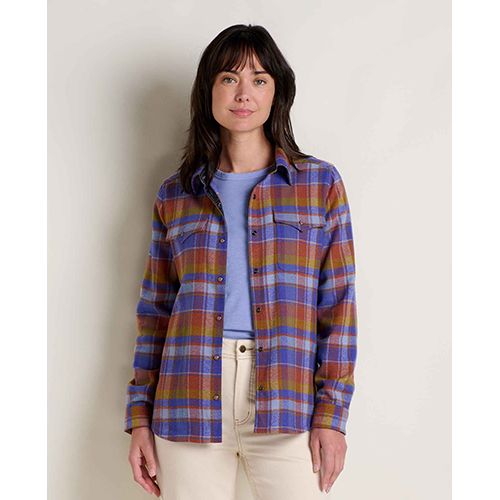 Toad&amp;Co Folk Yeah Women's Shirt Jacket-D, Color: Dark Roast-D, Size: Small