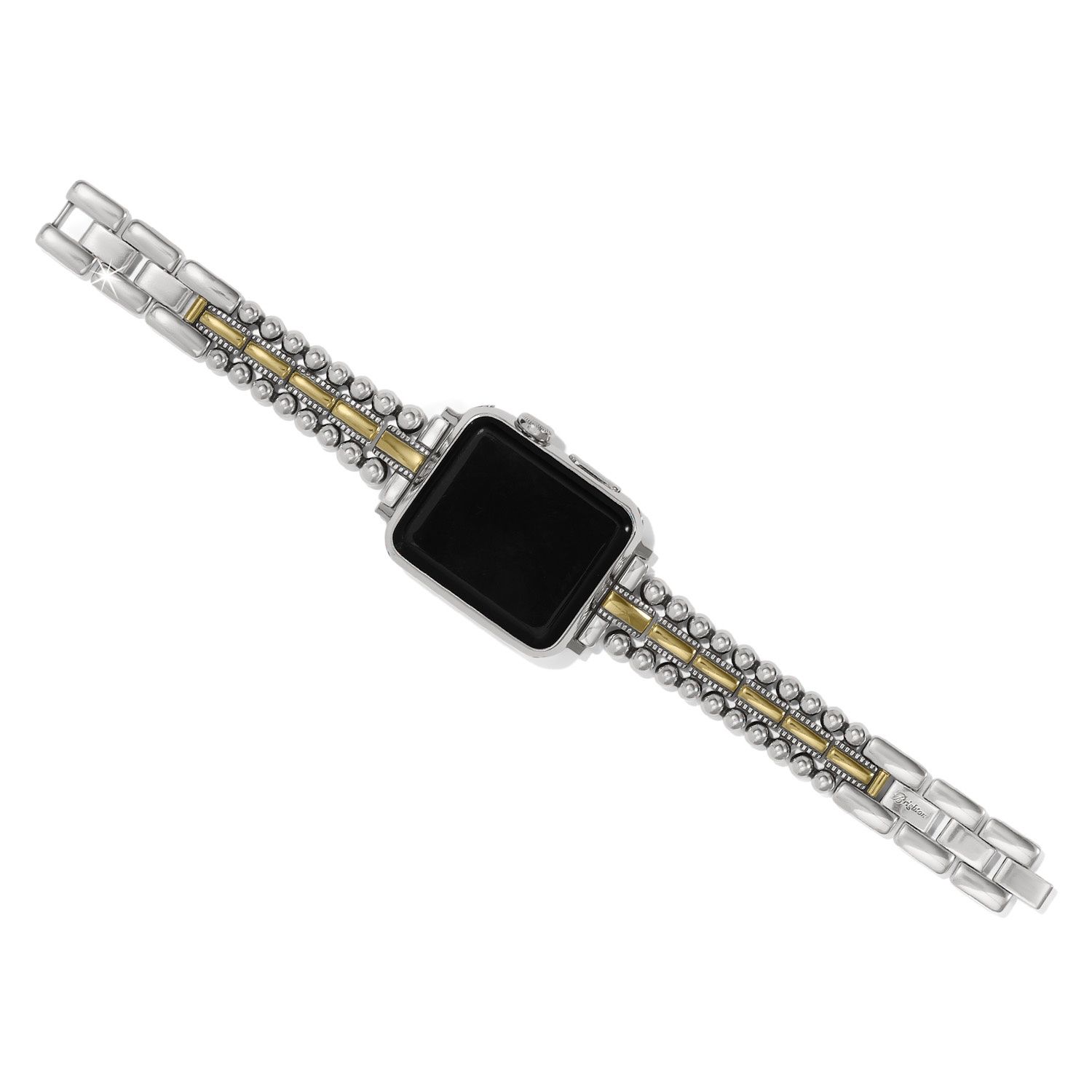 Brighton Pretty Tough Two-Tone Watch Band, Color: Silver/Gold