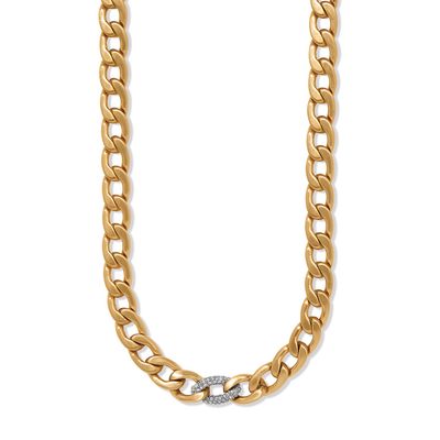 Brighton Cleo Pave Link Necklace