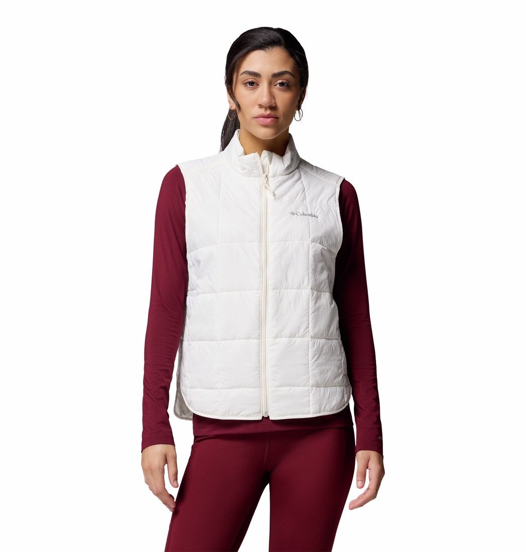 Columbia Sienna Hill Quilted Women's Vest, Color: Sea Salt, Size: Small