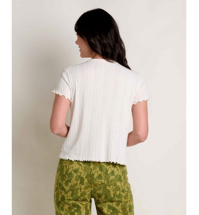 Toad&amp;Co Foothill Pointelle Women's SS Baby Tee