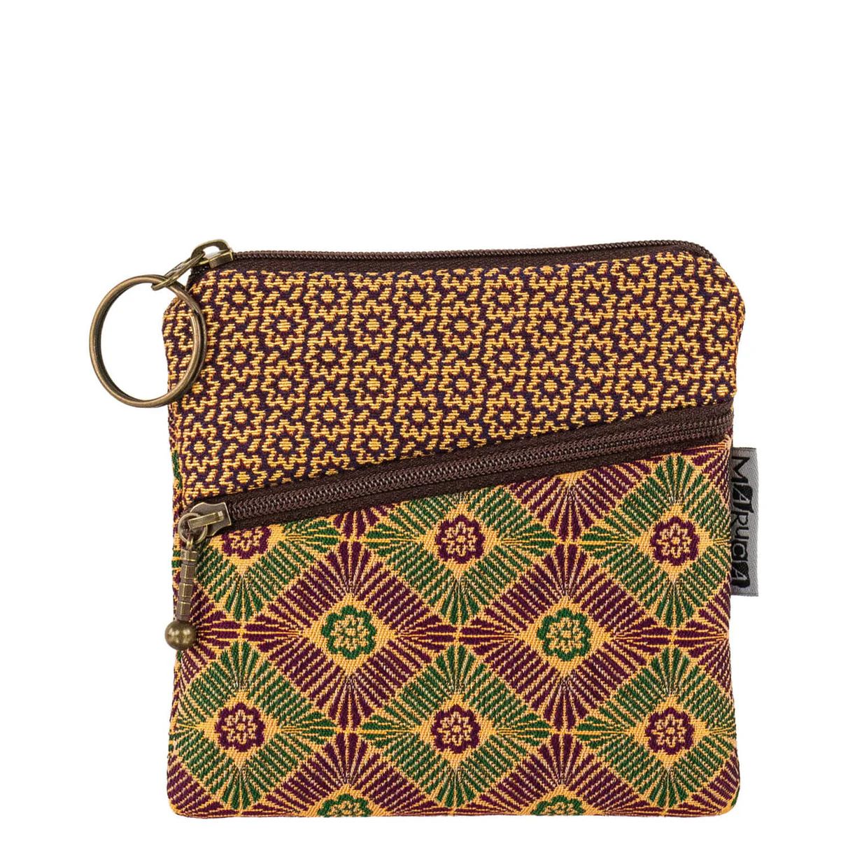 Maruca Roo Small Zip Pouch, Color: Mosaic Jewel
