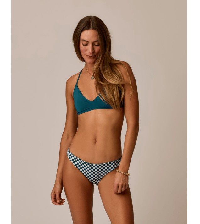Carve Designs Sanitas Skimpy Reversible Swim Bottom, Women's, Color: Surfside/Nightdive, Size: Small