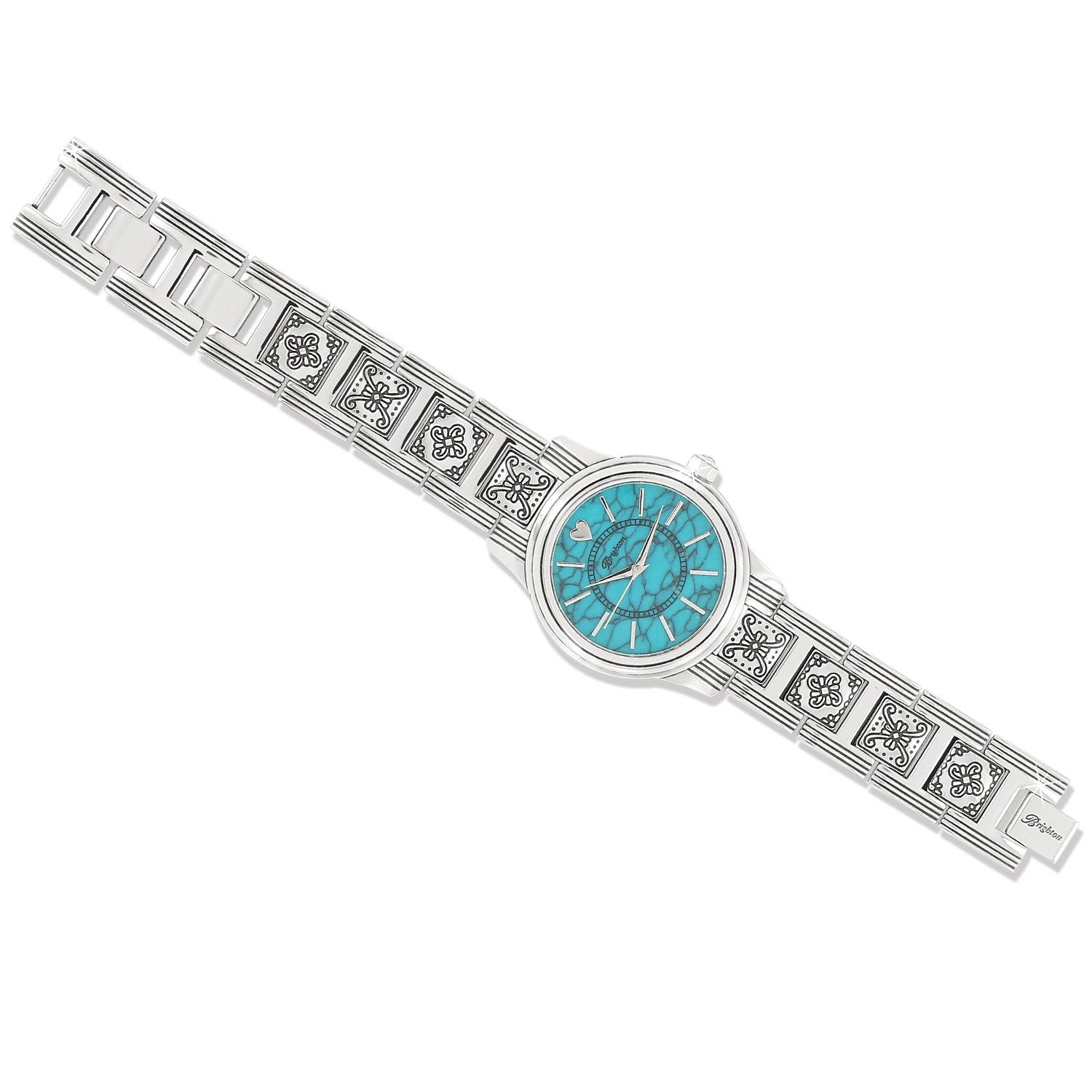 Brighton Santa Fe Watch, Color: Siver/Turquoise