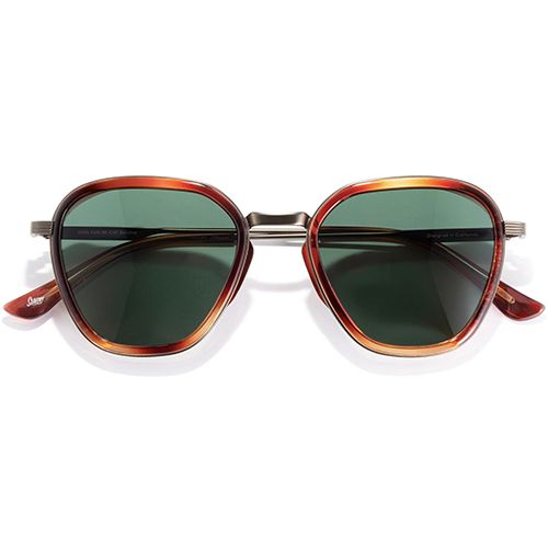 Sunski Bernina Sunglasses, Frame Color: Caramel, Lens Color: Forest