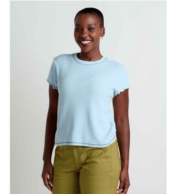Toad&amp;Co Foothill Women's Short Sleeve Baby Tee-D