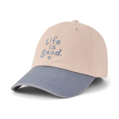 Life is Good Adult Unisex LIG Vintage Wordmark Stacked Chill Cap