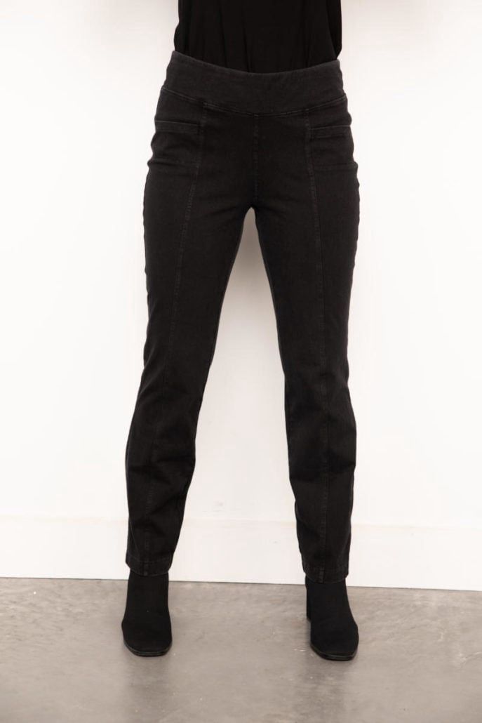 Stonewash Seamed Pocket Pant, Color: Black, Size: XL
