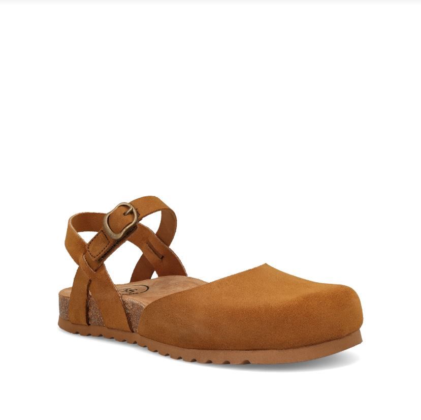 Taos Footwear Culture Women's Sandals - D, Color: Camel Suede, Size: 6