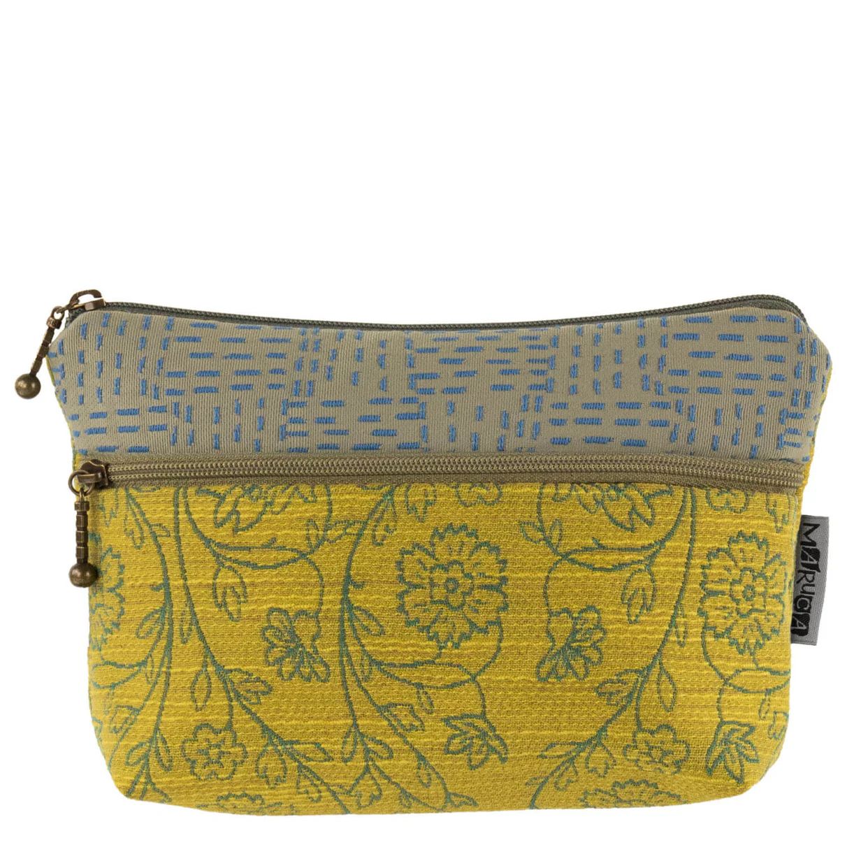 Maruca Cosmetic Bag, Color: Filigree Gold