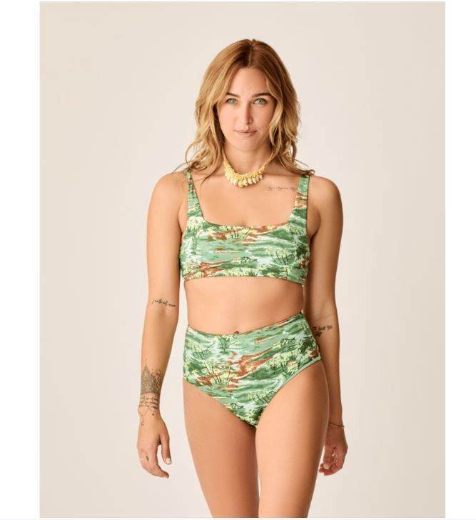 Carve Designs Erin Reversible Swim Bottom, Women's, Color: Hula/Haze-D, Size: XS