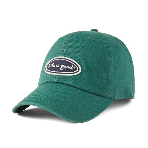 Life is Good Adult Unisex Lig Vintage Oval Chill Cap2, Colour: Spruce Green, Size: OS
