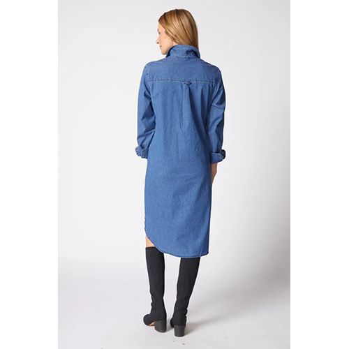 Habitat Perfect Travel Denim Cafe Midi Women's Dress
