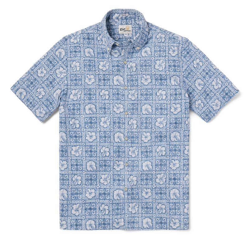 Pua Patchwork - Button Front Men's Shirt
