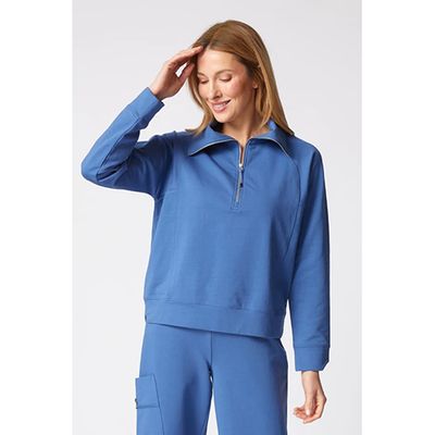 French Terry Fashion Quarter Zip Pullover