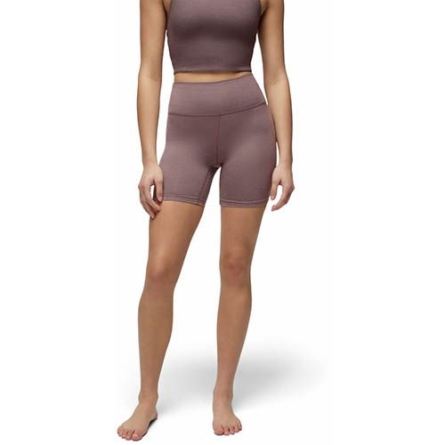 Prana Women's Heavana 6' Short, Color: Carob Heather, Size: XS