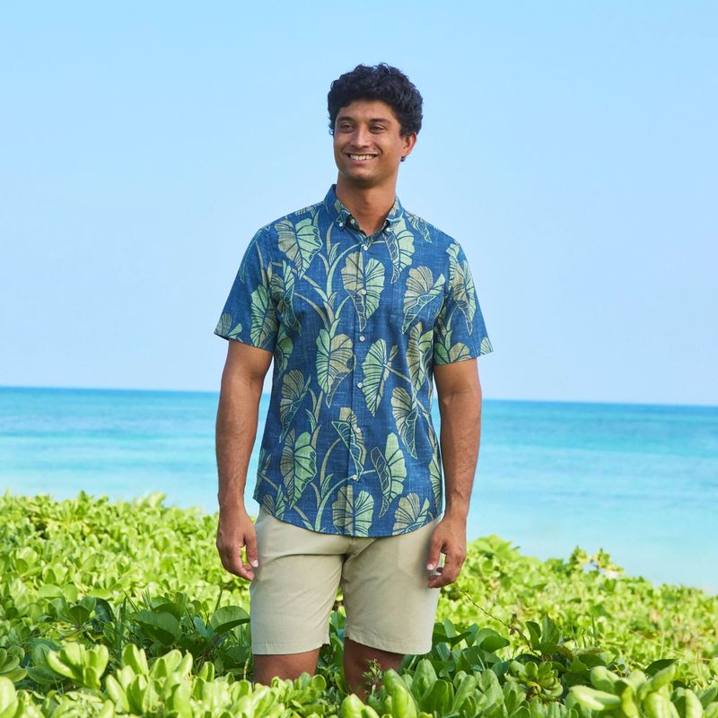 Trailing Taro - Button Front Men's Shirt