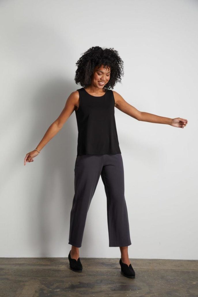 Habitat Core Travel Knit Easy Tank, Women's, Color: Black, Size: Large