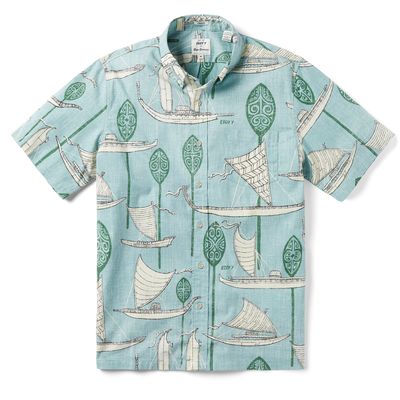 South Pacific Voyager - Button Front Men's Shirt