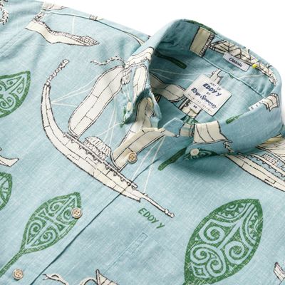 South Pacific Voyager - Button Front Men's Shirt