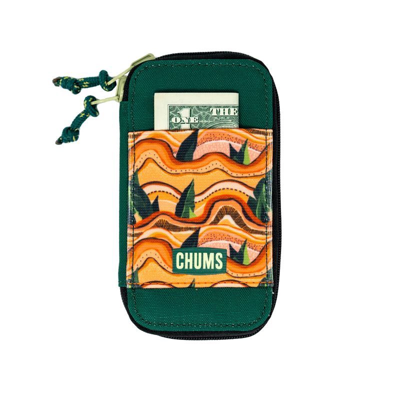 Wallet, Reversi, Color: Bright Tree Waves