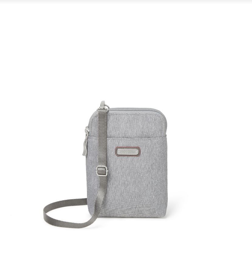 Baggallini Take Two RFID Bryant Crossbody, Color: Stone Heritage
