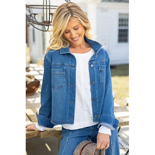 Escape Comfort Knit Denim Momentum Jacket, Women's