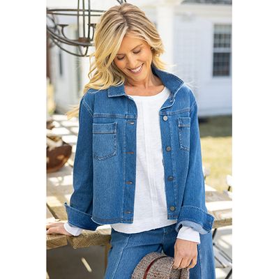 Escape Comfort Knit Denim Momentum Jacket, Women's