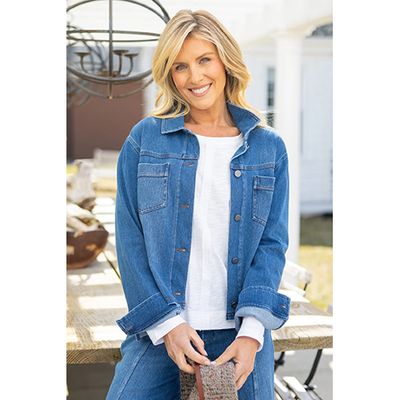 Comfort Knit Denim Momentum Jacket