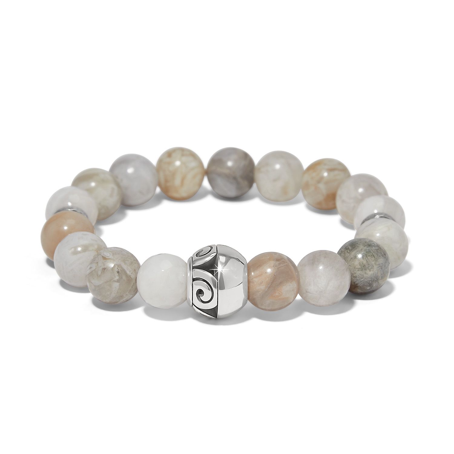 Contempo Moda Mystic Stretch Bracelet, Color: Silver/Grey
