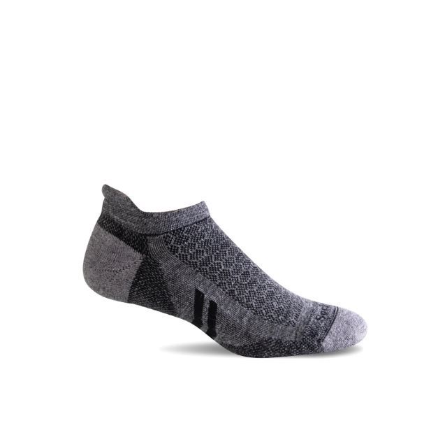 Sockwell Men's Incline 2 Micro | Moderate Compression Socks, Color: Charcoal, Size: LG/XL
