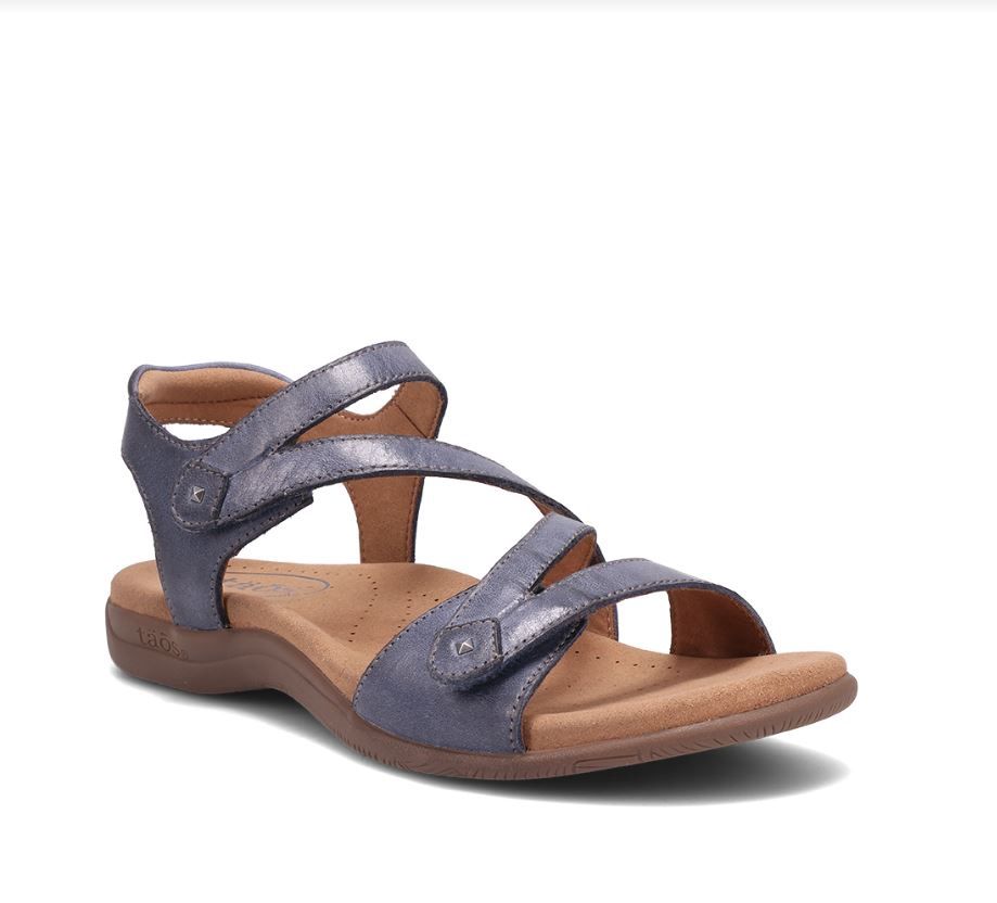 Taos Footwear Big Time Women's Sandals, Color: Dark Blue, Size: 6