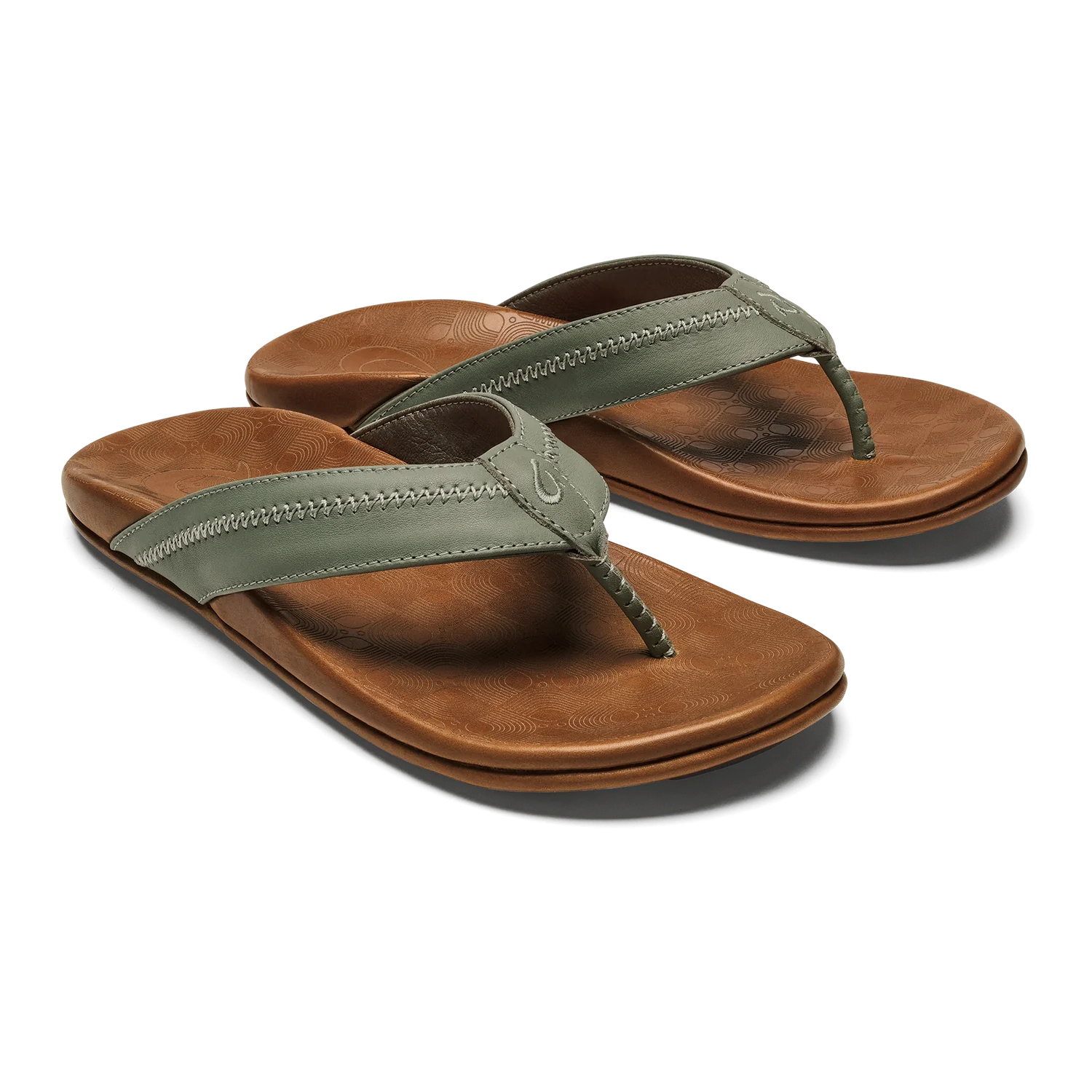 Olukai Hiapo Men's Sandals, Color: Odyssey Grey/Sahara-D, Size: 9