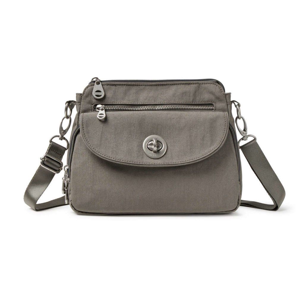 Baggallini Calais Crossbody Handbag, Color: Sterling Shimmer