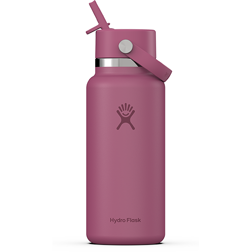 32 Oz Wide Mouth Hydro Flask w/Flex Straw Cap, Color: Reef
