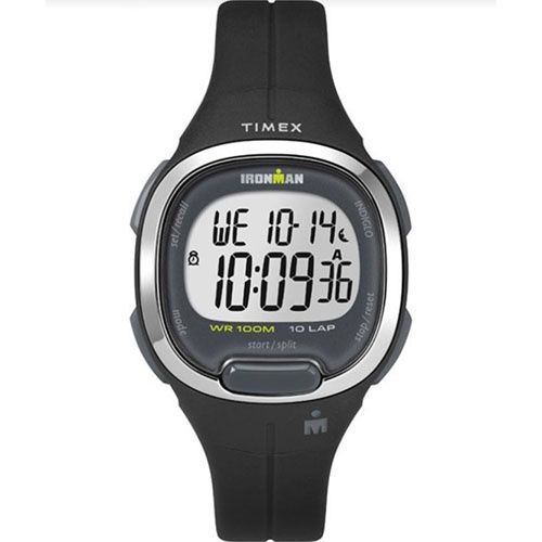 Timex Ironman Transit 33mm Mid-Size Black Resin Strap Watch, Color: Black